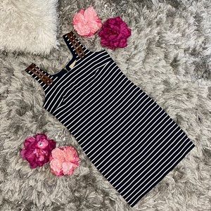 MICHAEL Michael Kors Striped Dress Women size M